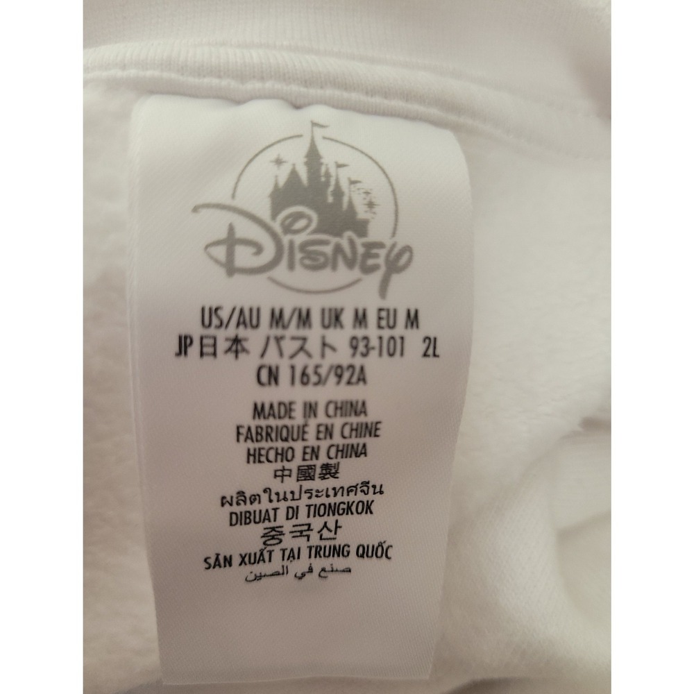 Disney World Mickey Mouse Friends Cropped Sweatshirt White Medium Small - Picture 4 of 6